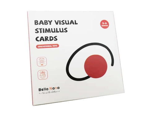 3-6 أشهر بطاقات التحفيز البصري لحديثي الولادة بطاقات التباين بالأبيض والأسود