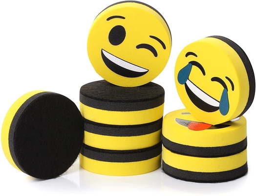 ممحاة Emoji Cute Smiley Face المغناطيسية الجافة للسبورة Whitebaord