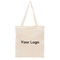 حقيبة تسوق مجمعة قطنية بشعار مخصص للهدايا الترويجية